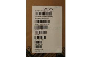 Lenovo 5CB1J08750 COVER Upper Case ASM_BEL H 82SN CLGY DIS