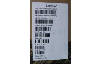 Lenovo 5CB1J08861 COVER Upper Case ASM_ITA H 82SN STGY UMA