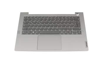 5CB1J09087 teclado incl. topcase original Lenovo DE (alemán) antracita/plateado con retroiluminacion