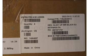 Lenovo 5CB1J09556 COVER UpperCaseASM_ITA C82SA E3 BLA