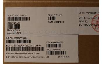 Lenovo 5CB1J10236 COVER Upper Case ASM_JPN L82T0