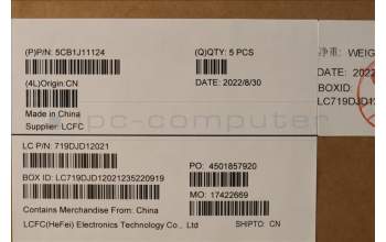 Lenovo 5CB1J11124 COVER Upper Case ASM_HBW L82QF NFPSG