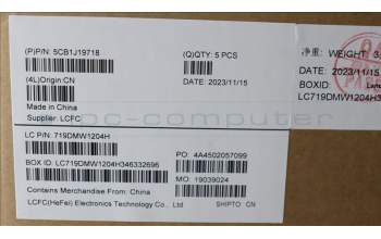 Lenovo 5CB1J19718 COVER Upper Case ASM_EURO ENG L82V7NFPAB