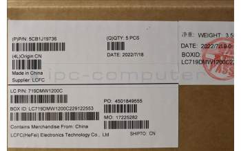 Lenovo 5CB1J19736 COVER Upper Case ASM_KOR L82V7 NFPGY