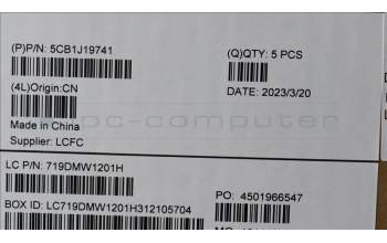 Lenovo 5CB1J19741 COVER Upper Case ASM_ARA L82V7 NFPGY