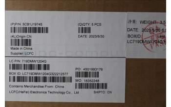 Lenovo 5CB1J19745 COVER Upper Case ASM_BEL L82V7 NFPGY