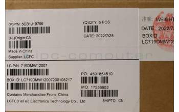 Lenovo 5CB1J19756 COVER Upper Case ASM_GRE L82V7 NFPGY