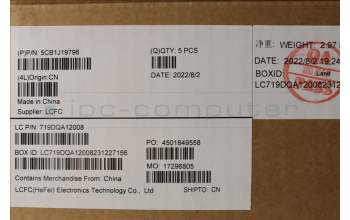 Lenovo 5CB1J19796 COVER Upper Case ASM_FRA L82UT CG