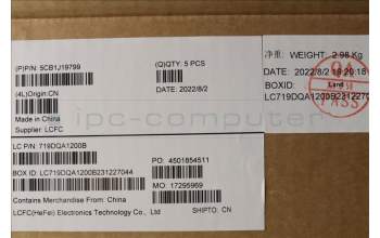 Lenovo 5CB1J19799 COVER Upper Case ASM_GER L82UT CG