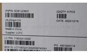 Lenovo 5CB1J23631 COVER Upper Case ASM_ARA L82UT SG