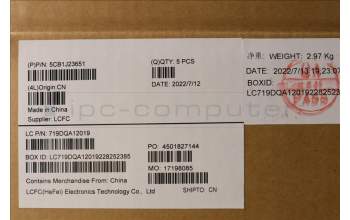 Lenovo 5CB1J23651 COVER Upper Case ASM_GER L82UT SG