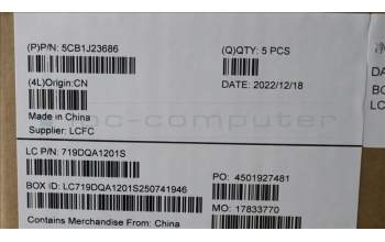 Lenovo 5CB1J23686 COVER Upper Case ASM_THAI L82UT SG