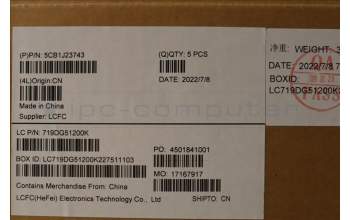 Lenovo 5CB1J23743 COVER Upper Case ASM_KOR L21EK MGR