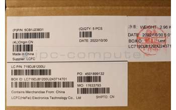 Lenovo 5CB1J23831 COVER Upper Case ASM_THAIL82TK_DT