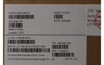 Lenovo 5CB1J30315 COVER Upper Case ASM_NORDICL82TK_UG