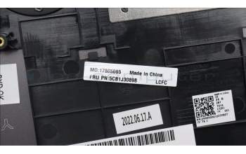Lenovo 5CB1J30898 COVER Upper Case ASM_SLV L82UH FP BL