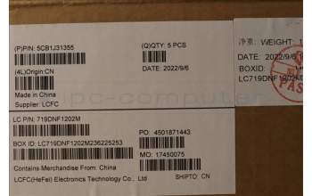 Lenovo 5CB1J31355 COVER Upper Case ASM_FRA L82U9 CLGY