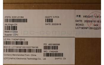 Lenovo 5CB1J31364 COVER Upper Case ASM_ITA L82U9 CLGY