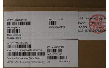 Lenovo 5CB1J31409 COVER Upper Case ASM_UKE L82U9 SG