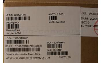 Lenovo 5CB1J31418 COVER Upper Case ASM_EURO ENG L82TD