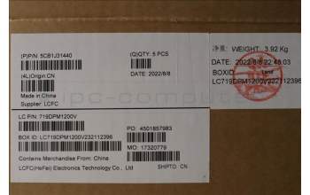 Lenovo 5CB1J31440 COVER Upper Case ASM_TUR L82TD