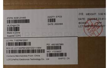 Lenovo 5CB1J31443 COVER Upper Case ASM_USA ENG L82TD