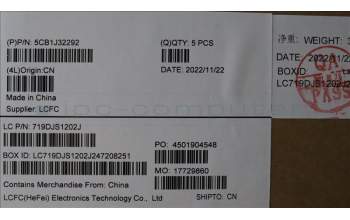 Lenovo 5CB1J32292 COVER Upper Case ASM_FRA L82UG SG_WH