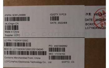 Lenovo 5CB1J35999 C-Cover with keyboard,Arabic,Storm Grey