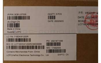 Lenovo 5CB1J37006 COVER Upper Case ASM_HUN L82TL SG