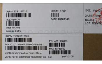 Lenovo 5CB1J37020 COVER Upper Case ASM_TUR L82TL SG