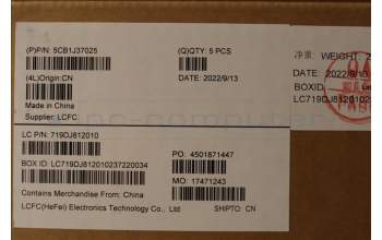 Lenovo 5CB1J37025 COVER Upper Case ASM_BEL L82TK_UG