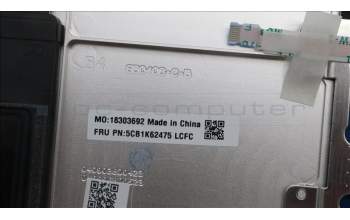 Lenovo 5CB1K62475 COVER Upper Case ASM_JPN L83B1 OAT