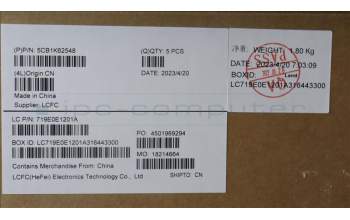 Lenovo 5CB1K62548 COVER Upper Case ASM_TC L83AY MW