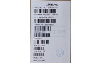 Lenovo 5CB1K78208 COVER Upper Case ASM_BUL_H 82WV NFPMIGY
