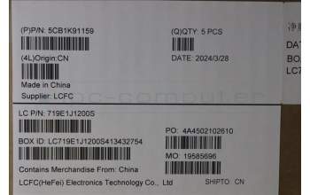 Lenovo 5CB1K91159 COVER Upper Case ASM_BEL L82XB AB NBL