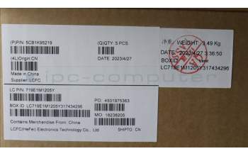 Lenovo 5CB1K95219 COVER Upper Case ASM_SPA L82XM AB BL