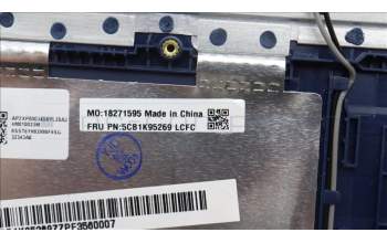 Lenovo 5CB1K95269 COVER Upper Case ASM_GER L82XM ABFP BL