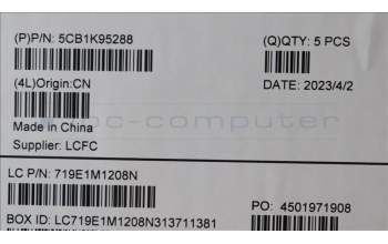 Lenovo 5CB1K95288 COVER Upper Case ASM_UKE L82XM ABFP BL