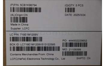 Lenovo 5CB1K96794 Upper Case ASM_GRE L82XM AG BL