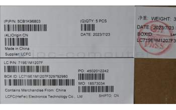 Lenovo 5CB1K96803 COVER Upper Case ASM_NORDIC L82XM AG BL