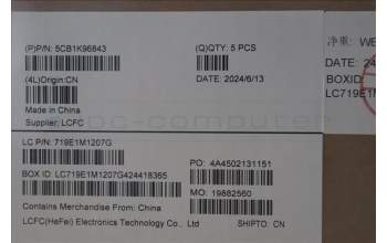 Lenovo 5CB1K96843 COVER Upper Case ASM_FRA/ARA L82XM AGNBL