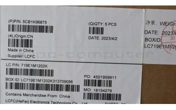 Lenovo 5CB1K96875 COVER Upper Case ASM_UKE L82XM AGFP BL