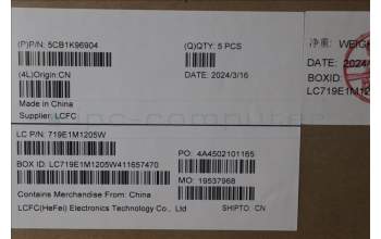 Lenovo 5CB1K96904 COVER Upper Case ASM_BUL L82XM AGFP NBL