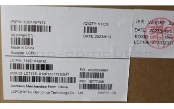 Lenovo 5CB1K97942 COVER Upper Case ASM_SLV L82XL NFP AG BL