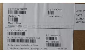 Lenovo 5CB1K98186 COVER Upper Case ASM_NORDIC L83AS A/G