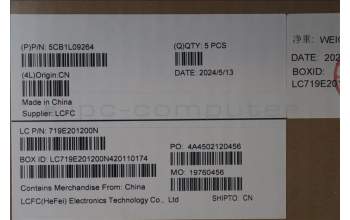 Lenovo 5CB1L09264 COVER Upper Case ASM_POR L82YU BK