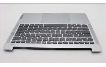Lenovo 5CB1L10853 C-Cover with keyboard, French, Cloud Grey, Backlight, Non-Fingerprint, US