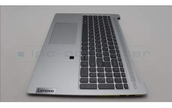 Lenovo 5CB1L11363 C-Cover with keyboard, Russian, Cloud Grey, Backlight, Fingerprint, US
