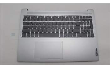 Lenovo 5CB1L11392 C-Abdeckung mit Tastatur, Englisch (US, Euro), Wolkengrau, Hintergrundbeleuchtung, Ohne_Fingerabdruckscanner