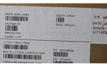 Lenovo 5CB1L16404 COVER Upper Case ASM_ENG L82XQ AB NBL